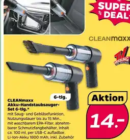 NETTO Cleanmaxx akku-handstaubsauger-set Angebot