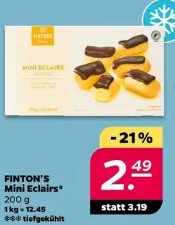 NETTO Finton's mini eclairs vanille Angebot