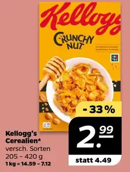 NETTO Kellogg's crunchy nut Angebot