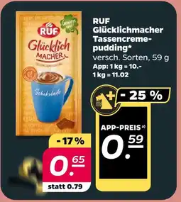 NETTO Ruf glücklichmacher tassencreme-pudding Angebot