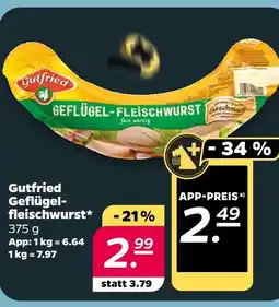 NETTO Gutfried geflügel-fleischwurst Angebot