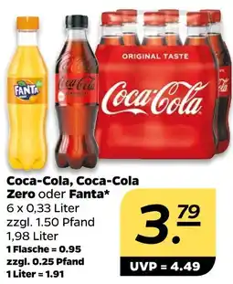 NETTO Coca-cola, coca-cola zero oder fanta coca-cola, coca-cola zero oder fanta Angebot
