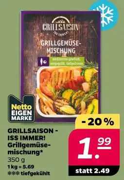NETTO Grillsaison - iss immer! grillgemüse-mischung Angebot