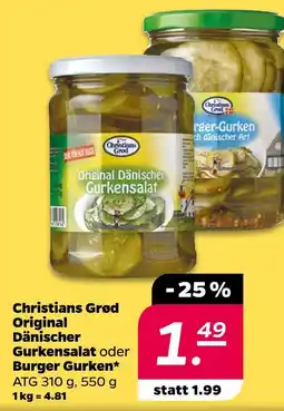 NETTO Christians grød original dänischer gurkensalat Angebot