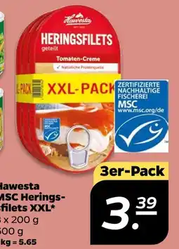 NETTO Hawesta msc heringsfilets xxl Angebot