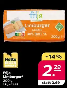 NETTO Frija limburger classic Angebot