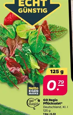 NETTO Netto eigenmarke go regio pflücksalat Angebot