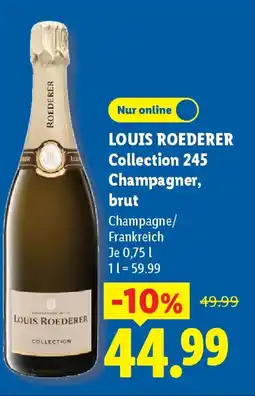 Lidl LOUIS ROEDERER Collection 245 Champagner, brut Angebot