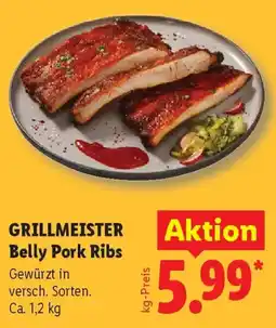 Lidl GRILLMEISTER Belly Pork Ribs Angebot