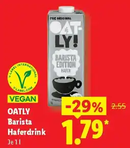 Lidl OATLY Barista Haferdrink Angebot
