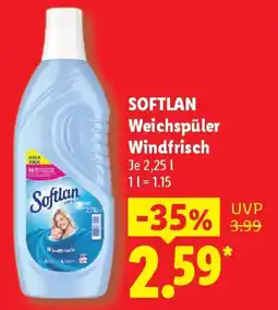 Lidl SOFTLAN Weichspüler Windfrisch Angebot