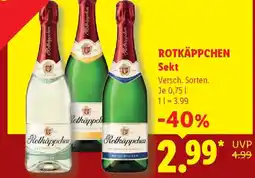 Lidl ROTKÄPPCHEN Sekt Angebot