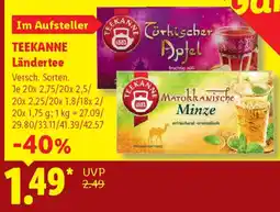 Lidl TEEKANNE Ländertee Angebot