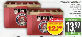 E-Center Paulaner Weißbier Angebot
