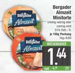 E-Center Bergader Almzeit Minitorte Angebot