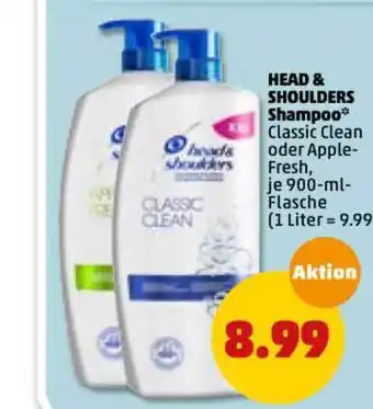 PENNY Head & Shoulders Shampoo 900ml Angebot