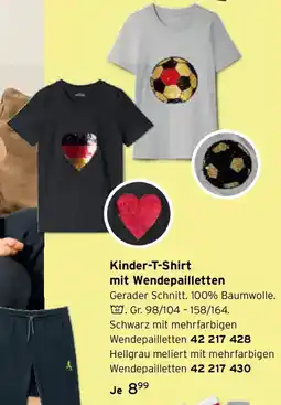 Tchibo Kinder-T-Shirt mit Wendepailletten Angebot