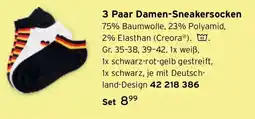 Tchibo 3 Paar Damen-Sneakersocken Angebot