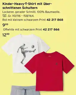 Tchibo Kinder-Heavy-T-Shirt mit über- schnittenen Schultern Angebot