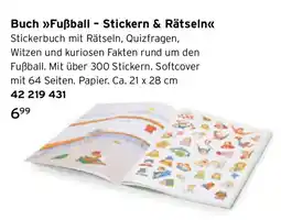 Tchibo Buch >>Fußball - Stickern & Rätseln<< Angebot