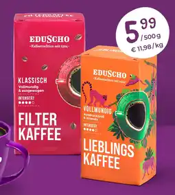 Tchibo EDUSCHO FILTER KAFFEE o. LIEBLINGS KAFFEE Angebot