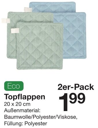 Zeeman Topflappen 2er Pack Angebot