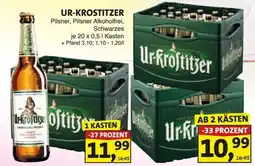 Lösch Depot UR-KROSTITZER Pilsner, Pilsner Alkoholfrei, Schwarzes Angebot