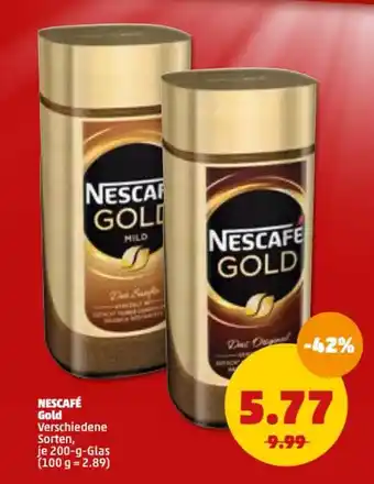 PENNY Nescafé Gold 200g Angebot