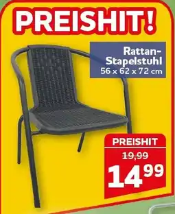 CENTERSHOP Rattan- Stapelstuhl Angebot