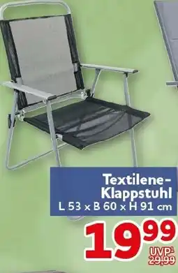CENTERSHOP Textilene- Klappstuhl Angebot