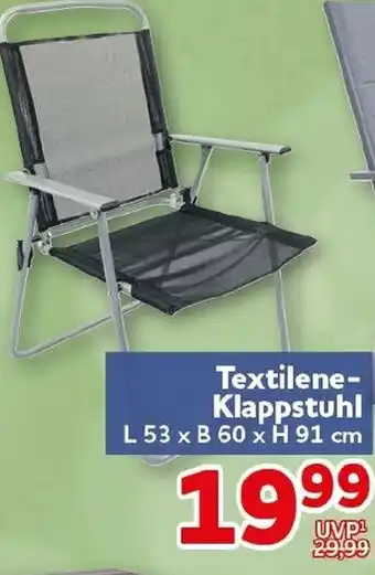 CENTERSHOP Textilene- Klappstuhl Angebot