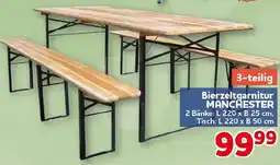CENTERSHOP Bierzeltgarnitur MANCHESTER Angebot