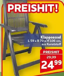 CENTERSHOP Klappsessel Angebot