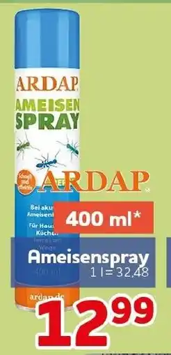 CENTERSHOP ARDAP Ameisenspray Angebot