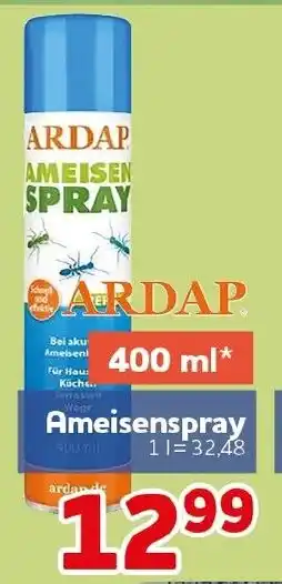 CENTERSHOP ARDAP Ameisenspray Angebot