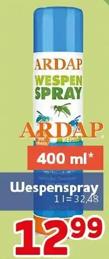 CENTERSHOP ARDAP Wespenspray Angebot