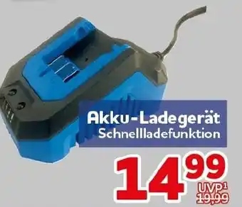 CENTERSHOP Akku-Ladegerät Schnellladefunktion Angebot