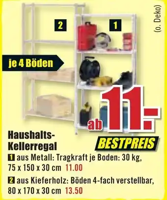 B1 Discount Baumarkt Haushalts Kellerregal Angebot