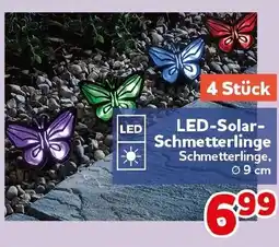 CENTERSHOP LED-Solar- Schmetterlinge Angebot