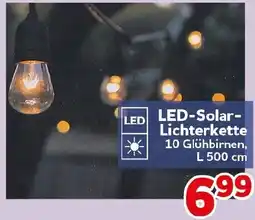 CENTERSHOP LED-Solar- Lichterkette Angebot