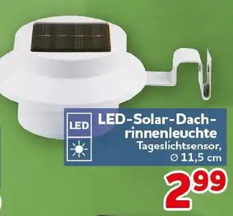 CENTERSHOP LED-Solar-Dachrinnenleuchte Angebot