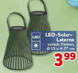 CENTERSHOP LED-Solar- Laterne Angebot