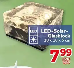 CENTERSHOP LED-Solar- Glasblock Angebot
