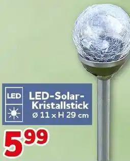 CENTERSHOP LED LED-Solar- Kristallstick Angebot