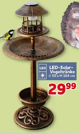 CENTERSHOP LED LED-Solar- Vogeltränke Angebot