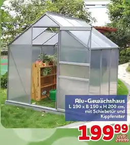 CENTERSHOP Alu-Gewächshaus Angebot