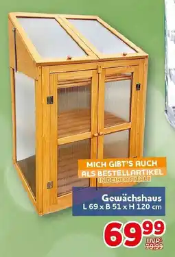 CENTERSHOP Gewächshaus Angebot