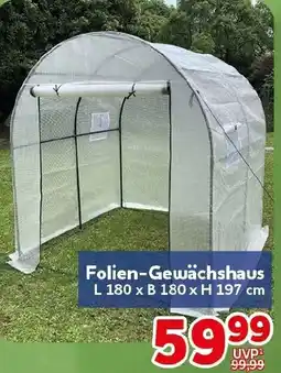 CENTERSHOP Folien-Gewächshaus Angebot