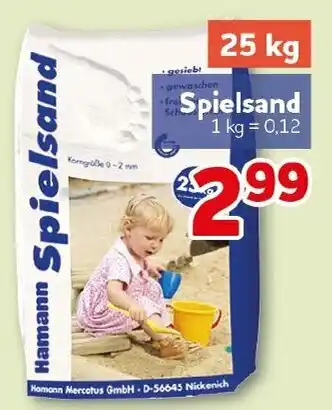 CENTERSHOP Spielsand Angebot