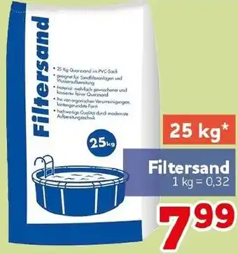 CENTERSHOP Filtersand Angebot